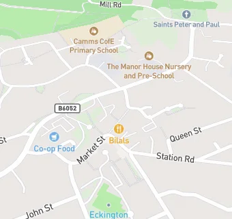 map for T J Cafe And Sandwich Bar