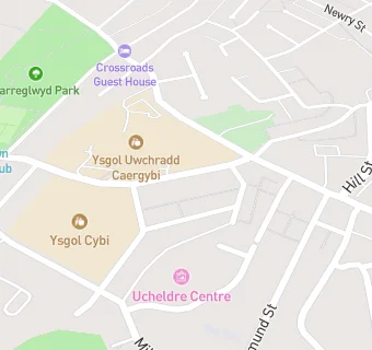 map for Ysgol Uwchradd Caergybi