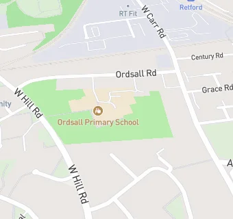 map for Ordsall Junior School