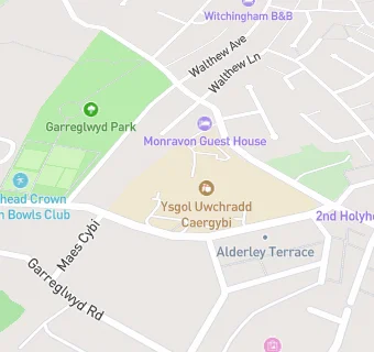 map for Ysgol Uwchradd Caergybi