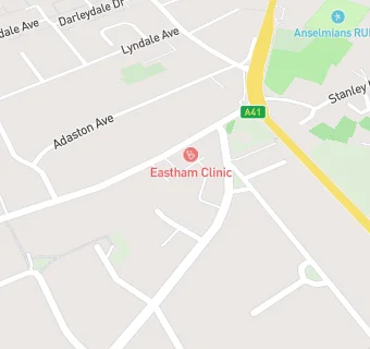 map for Eastham Adult Training Centre