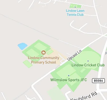 map for Lindow Community Primary School