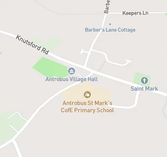 map for Antrobus St Mark's CofE Primary School