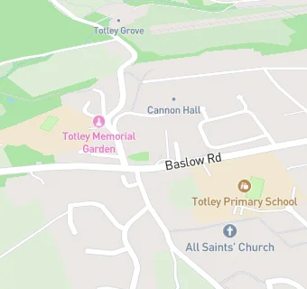 map for Cross Scythes Totley