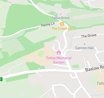 map for Totley All Saints Church of England Voluntary Aided Primary School