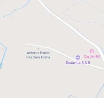 map for Ashtree House Res Care Home