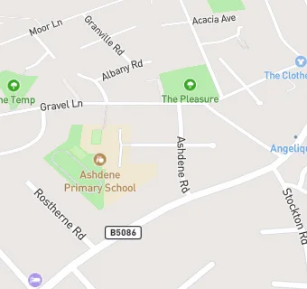 map for Ashdene Independant Pre-School