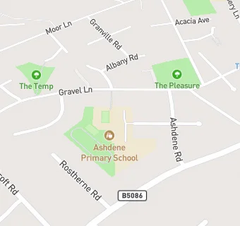 map for Ashdene Primary School