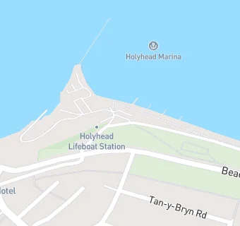 map for Holyhead Sailing Club