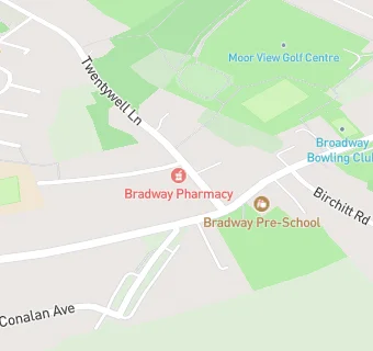 map for Bradway Quality Meats Ltd