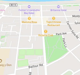 map for Victoria Club