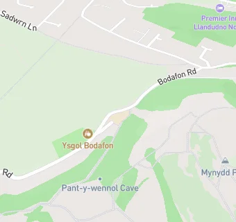 map for Ysgol Bodafon