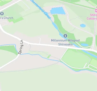 map for Shireoaks Miners Welfare Club