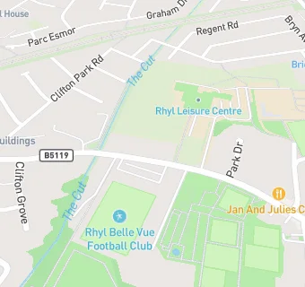 map for Rhyl High School