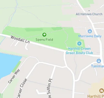 map for Harthill Branch Surgery