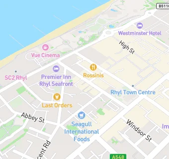 map for Ellis's Bar - Wet Sales