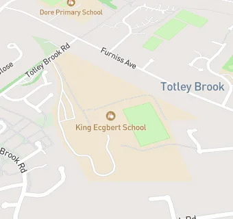 map for King Ecgbert School