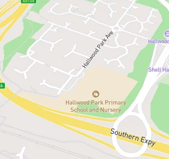 map for Hallwood Park Primary School and Nursery