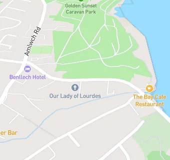 map for The Benllech