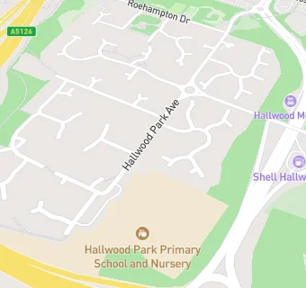 map for Hallwood Park School & Nursery