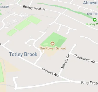 map for The Rowan School