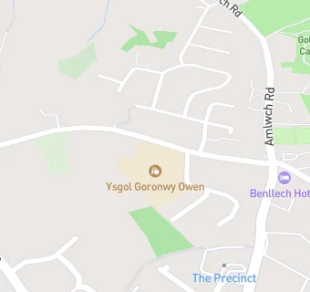 map for Ysgol Goronwy Owen