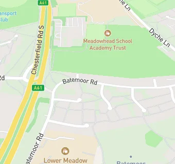 map for Lower Meadow Primary