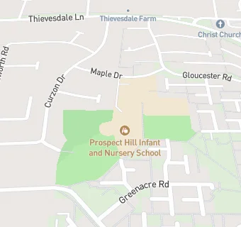 map for Prospect Hill Infant and Nursery School