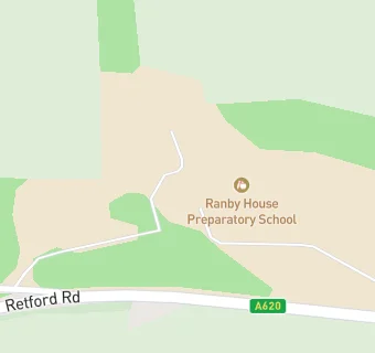 map for Worksop College Preparatory School, Ranby House