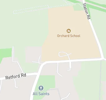 map for Orchard School