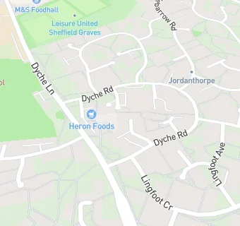 map for Grace Food Bank Sheffield (Meet and Eat)