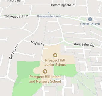 map for Prospect Hill Junior School