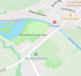 map for Shireoaks Convenient