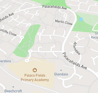 map for Palacefields Primary Academy