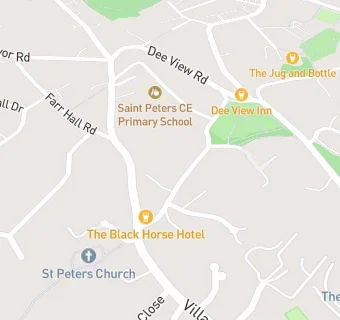 map for The Black Horse Hotel