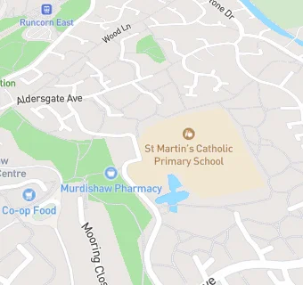 map for St Martin's Catholic Primary School