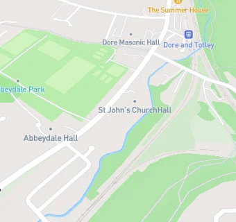 map for St. Johns Abbeydale Church