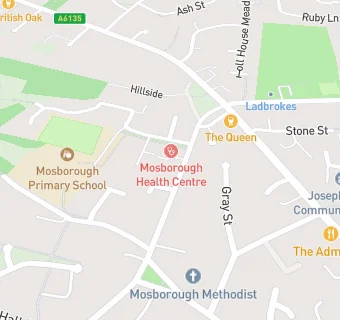 map for Mosborough Health Centre