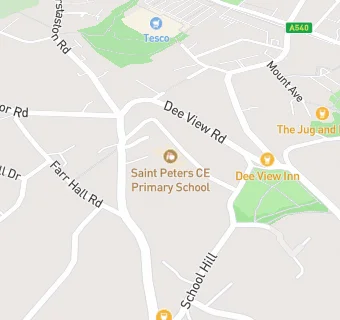 map for Heswall St Peter's CofE Primary School