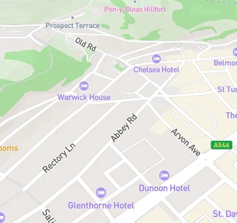 map for Whitefriars Hotel