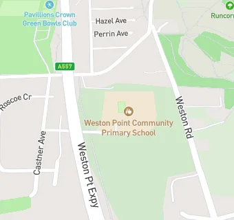 map for Weston Point Primary School