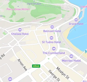 map for Irish Bar