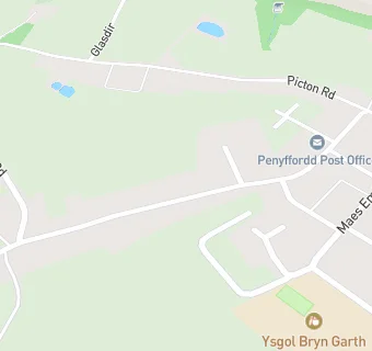 map for Ysgol Bryn Garth