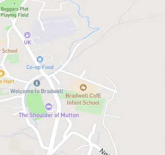 map for Bradwell CofE (Controlled) Infant School