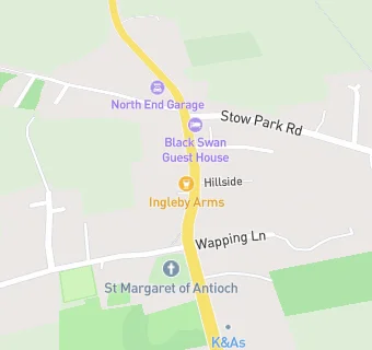 map for Ingleby Arms