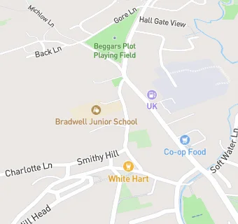 map for Bradwell Junior School