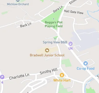 map for Bradwell Junior School