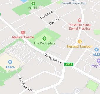 map for Heswall & Pensby Group Practice