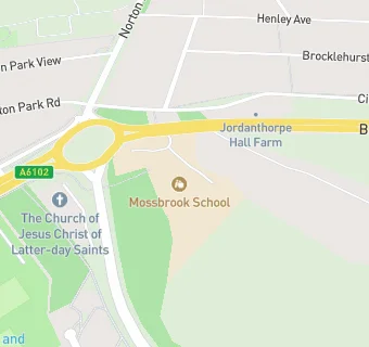 map for Mossbrook School