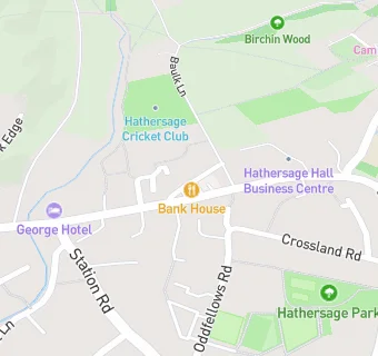 map for Hathersage Luncheon Centre